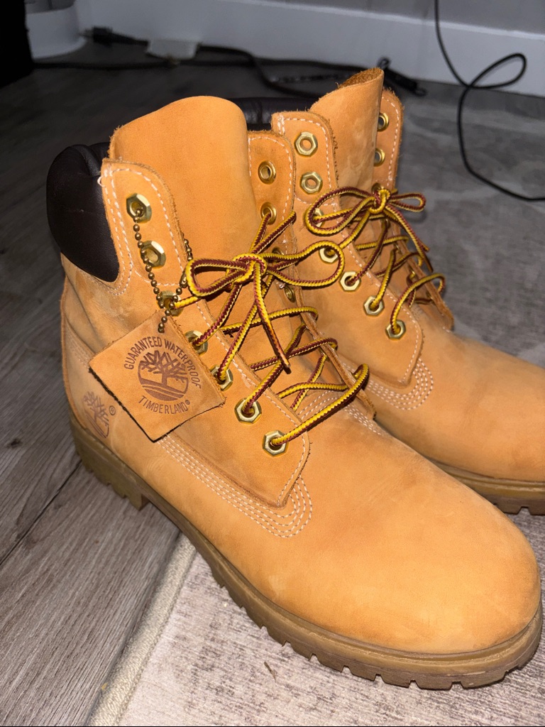 Timberland Wheat Nubuck Lace-Up Men’s Work Boots